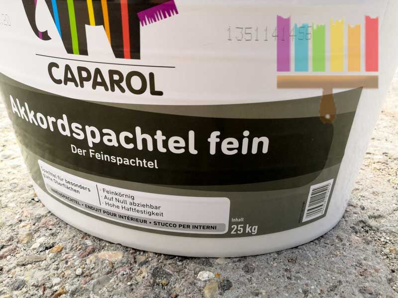 caparol akkordspachtel (finish / fein / sxl). Фото N5